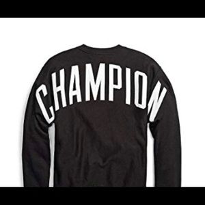 Champion Oversized Arched Logo Long Sleeve Tee